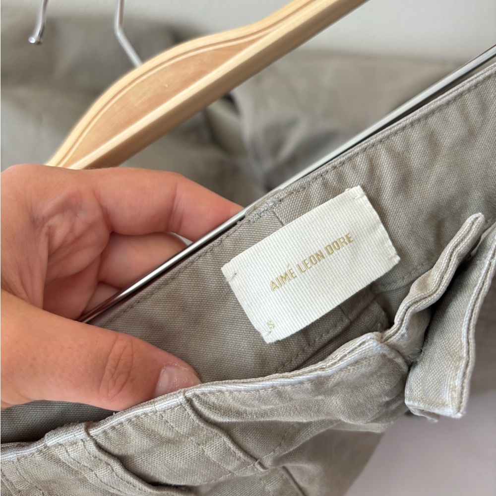 Aime Leon Dore Olive Green Men's Pants - Picture 5 of 8